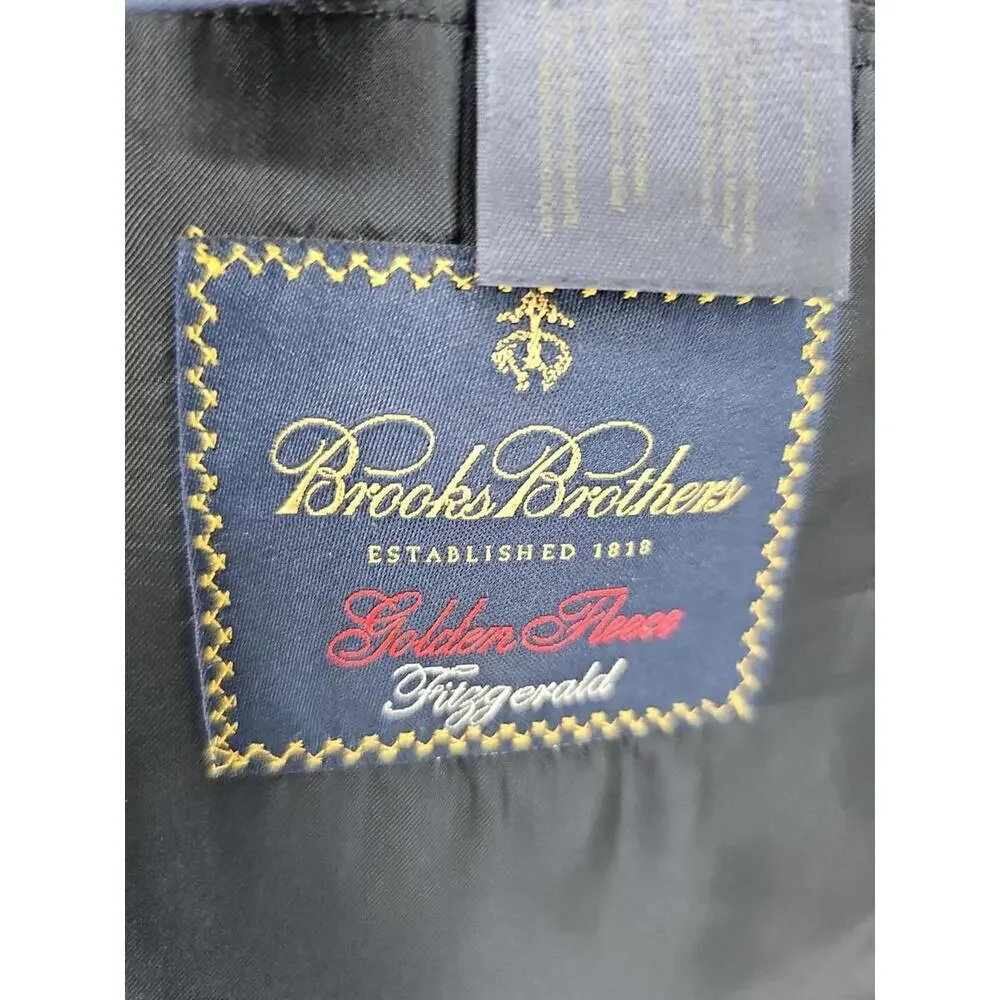Brooks Brothers Golden‎ Fleece Suit Navy Fitzgerald Vitale Barberis Canonico